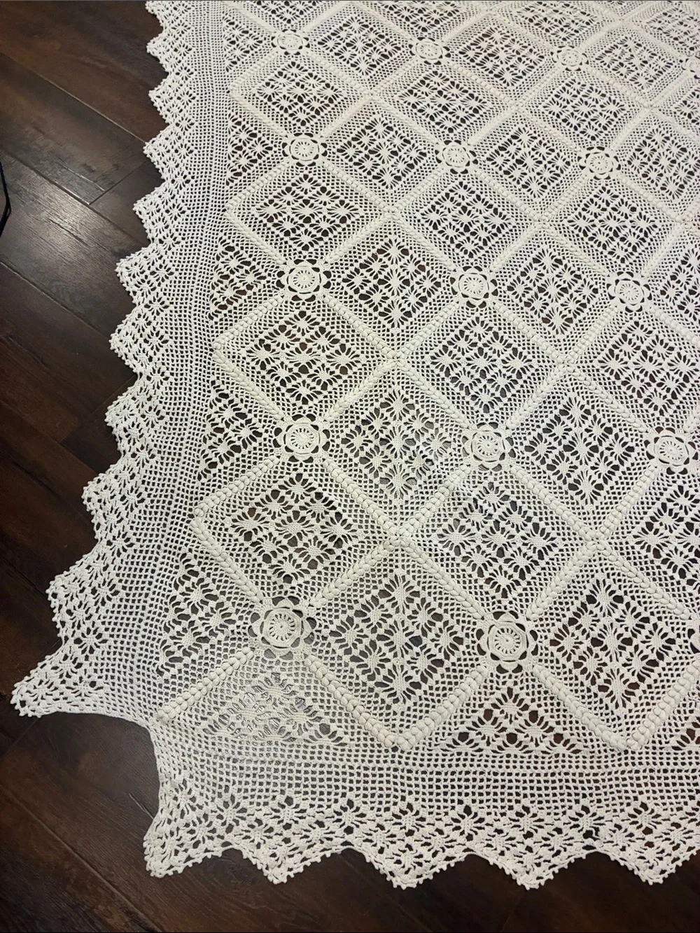 Handmade vintage crochet